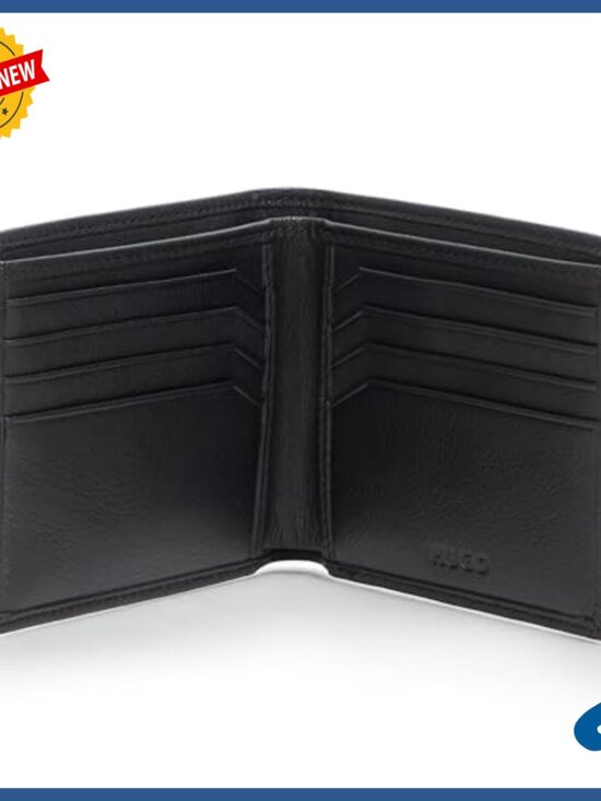Bifold Wallet with Flap | Full grain leather, secure  Leather Bi-Fold Wallet with Flap Closure, Compact Size for Daily Use